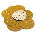 Car Paint Gold Paper Abrasive 150mm Sanding Discs